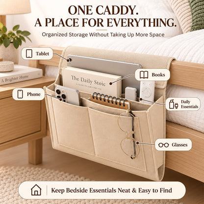 🛏️ Bedside Storage Caddy – Keep Your Space Organized