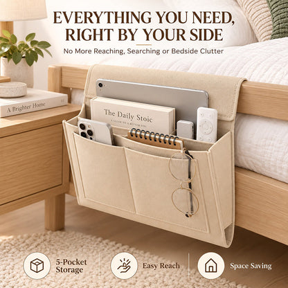 🛏️ Bedside Storage Caddy – Keep Your Space Organized