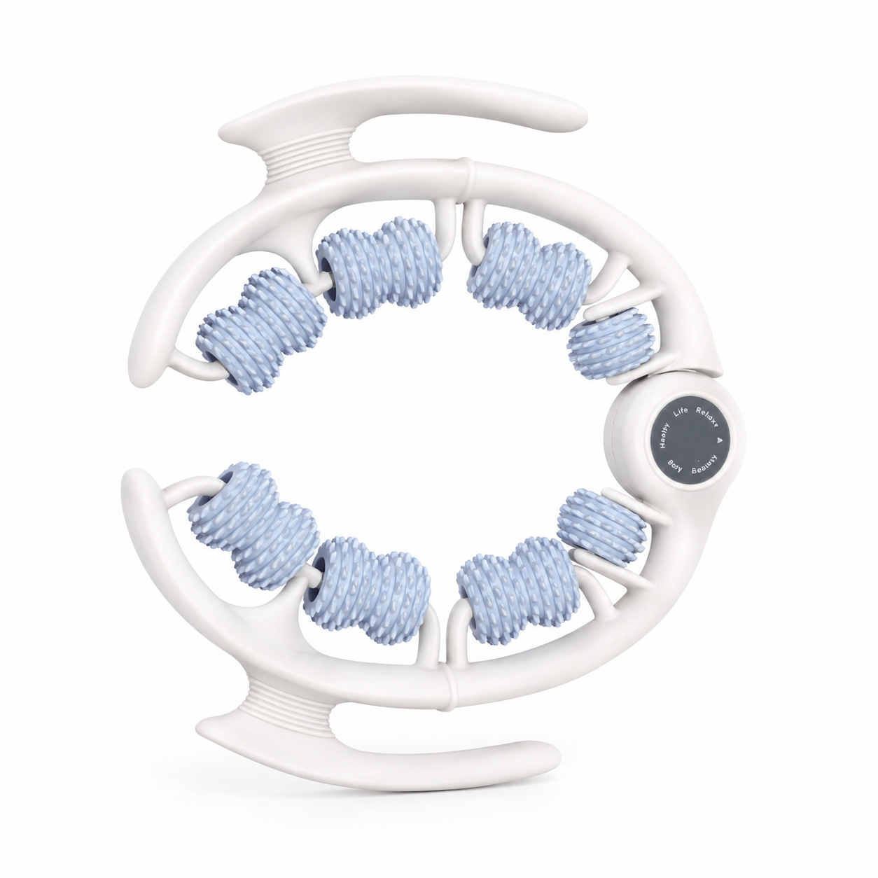 360° Wrap-Around Roller Massager | 14-Wheel Leg & Muscle Roller