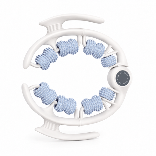 360° Wrap-Around 14-Wheel Leg Roller Massager | Detachable Cellulite Blaster