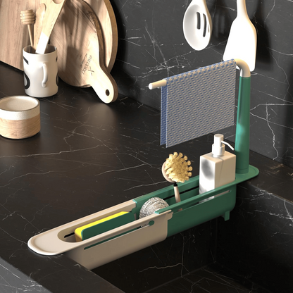 🔥Limited Time 33% OFF🔥Updated Telescopic Sink Storage Rack