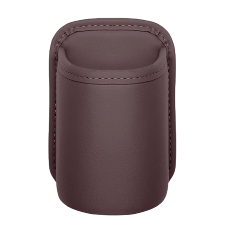 Leather Car Cup Holder & Organizer – Extra Storage for Drinks, Phone & Essentials