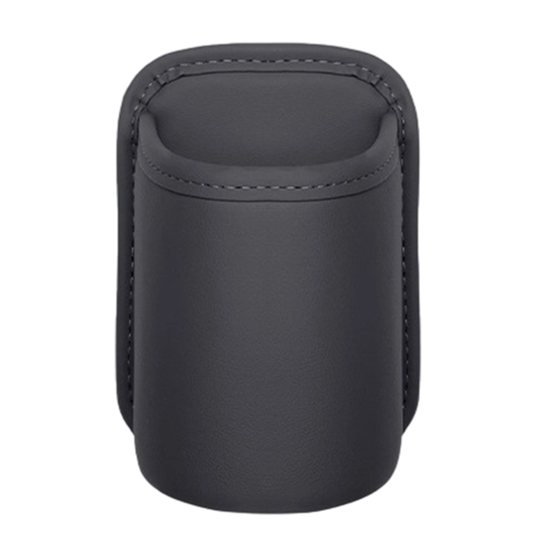Leather Car Cup Holder & Organizer – Extra Storage for Drinks, Phone & Essentials